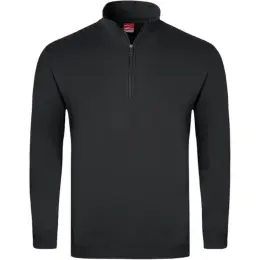 FWRD Quarter Zip Sweater Black Front
